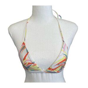 L’ Agent Agent Provocateur Triangle Bikini Top Swimsuit Multicolor Swimwear XS